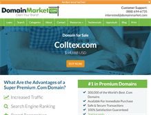 Tablet Screenshot of colltex.com